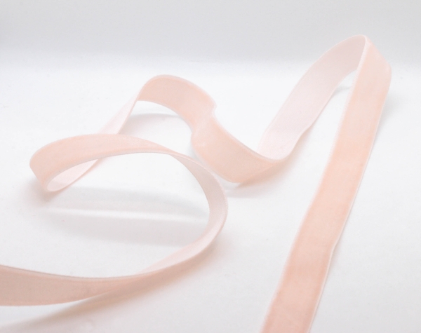 Samtband 15mm rosa
